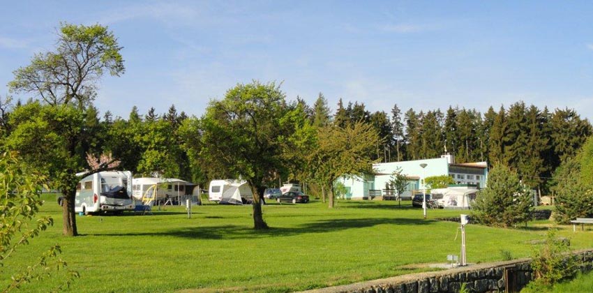 camping Bucek - pohled na kemp